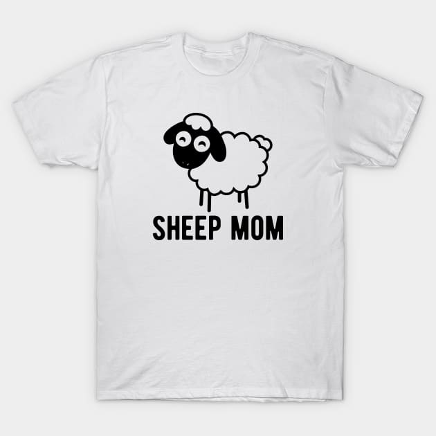 Sheep Mom T-Shirt by KC Happy Shop